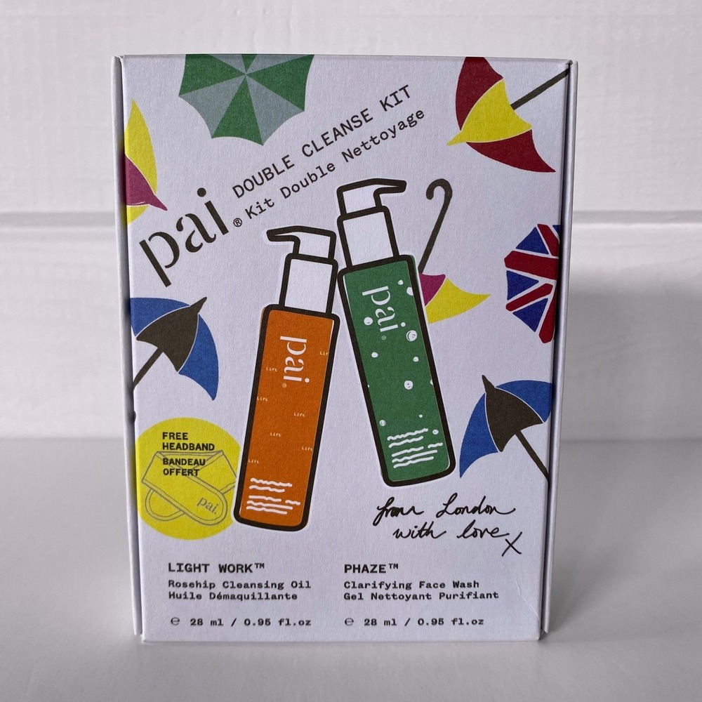 PAI Skincare Double Cleanse Kit NIB Light Work Cleansing Oil Phaze PHA Face Wash